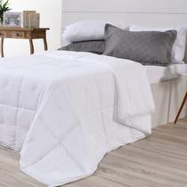 Edredom Toque De Plumas Casal Super Aconchegante BRANCO - Tessi