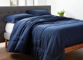 Edredom Vida Bela Azul Marinho 200 fios