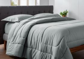 Edredom Vida Bela cinza ash 200 fios