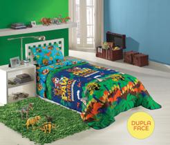 Edredon Dupla Face Solteiro Patrulha Canina Menino 1,40x2,10m Lepper