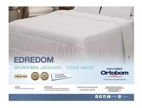 Edredon Microfibra Jacquard Casal Ortobom