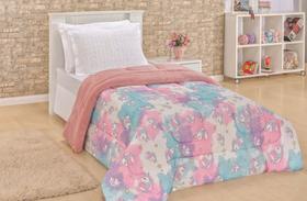 Edredons Infantil Solteiro Menina Menino Personagem Inverno