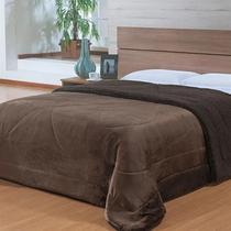 Edredrom Queen Capetown Sherpa Dupla Face Liso Niazitex - Marrom Edredrom Queen Capetown Sherpa Dupla Face Liso Niazitex - Marrom