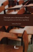 Educação para a democracia no Brasil Fundamentação filosófica a partir de John Dewey e Jürgen Habermas Educação para a democracia no Brasil Fundamentação filosófica a partir de John Dewey e Jürgen Habermas
