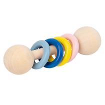 Educacional de madeira Bell Clapper Toy de madeira 3d cérebro sensorial Educacional de madeira Bell Clapper Toy de madeira 3d cérebro sensorial