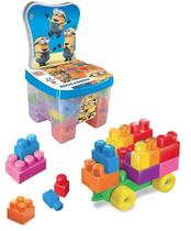 Educadeira Cadeira Infantil Com 27 Blocos Minions Líder Brinquedos Educadeira Cadeira Infantil Com 27 Blocos Minions Líder Brinquedos