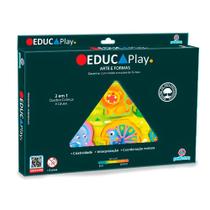 Educaplay Arte e Forma 2 em 1 - Polibrinq