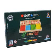 Educaplay caixa matematica em madeira - polibrinq