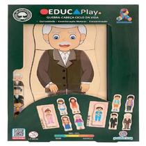 Educaplay Quebracabeça Ciclo da Vida Polibrinq