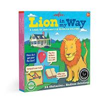 eeBoo Lion no meu caminho problema resolver jogo de tabuleiro de obstáculos para crianças