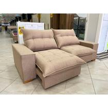 Eestofado Retrátil e Reclinável Molas Ensacadas - Morpheu News Linho Bege Eestofado Retrátil e Reclinável Molas Ensacadas - Morpheu News Linho Bege