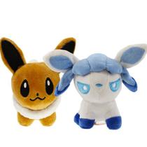 Pokemon Vaporeon Evoluções Evolution Eevee Pelúcia 20cm