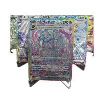 Eeveelution Umbreon EX Raro PTCG Pokémon SV8A Cartão De Jogo Anime De Criação Própria Em Cristal De