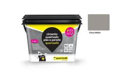 Efeito Cimento Queimado Para Pisos e Paredes Quartzolit 4,5kg CINZA MÉDIO Efeito Cimento Queimado Para Pisos e Paredes Quartzolit 4,5kg CINZA MÉDIO