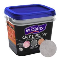 Efeito Decorativo Art Decor Cimento Queimado 5kg Eucatex - Cinza Cromio