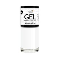 Efeito Gel 829 Branco Névoa Esmalte Cremoso 9ml Bella Brazil