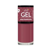 Efeito Gel 854 Nude Comportado Esmalte Cremoso 9ml Bella Brazil