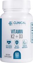 Efeitos clínicos do suplemento vitamínico Vitamina K2 + D3 60 cápsulas Efeitos clínicos do suplemento vitamínico Vitamina K2 + D3 60 cápsulas