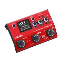 Efeitos vocais e pedal de looper BOSS VE-22 com interface USB-C