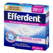 Efferdent Limpador Dentadura/Aparelho Antibacteriano-20 caps Efferdent Limpador Dentadura/Aparelho Antibacteriano-20 caps