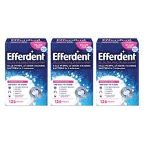 Efferdent Original Comprimidos para Limpeza de Próteses Dentárias 126 Unidades Pacote com 3 Efferdent Original Comprimidos para Limpeza de Próteses Dentárias 126 Unidades Pacote com 3