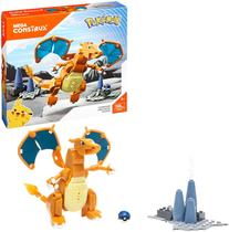 ega Construx Pokemon Charizard - Conjunto de Construção de 198 Peças para Crianças - Mega