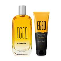 Egeo Free Fire Des Colônia 90ml + Hidratante Corporal 270ml - O Boticário