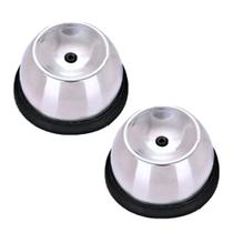 Egg Piercer Jawbush em aço inoxidável com base resistente, pacote com 2