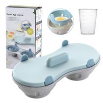 Egg Poacher KICOFIT, disponível para micro-ondas com copo medidor, lavável na máquina de lavar louça Egg Poacher KICOFIT, disponível para micro-ondas com copo medidor, lavável na máquina de lavar louça
