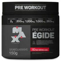 Égide Pré Treino Max Titanium Sabor Frutas Vermelhas 150g