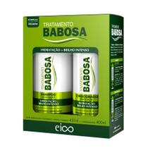 Eico Babosa Shampoo + Condicionador 450ml Aloe Vera Biotina Crescimento Hidratação Profunda Resistência Fortalecimento - Fortalecimento Crescimento Creme Capilar
