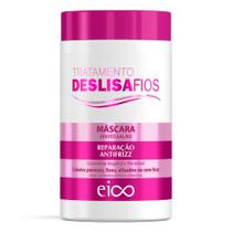 Eico Deslisa Fios Máscara Hidratação Tratamento Reduz Volume Alinhamento Maciez Brilho Intenso 1Kg Eico Deslisa Fios Máscara Hidratação Tratamento Reduz Volume Alinhamento Maciez Brilho Intenso 1Kg