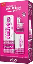 Eico Kit Deslisa Fios Shampoo 800ml + Condicionador 450ml Eico Kit Deslisa Fios Shampoo 800ml + Condicionador 450ml