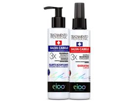 Eico Kit Queratina Liquida + Selante Salva Cabelo 2 x 120ml