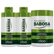 Eico Kit Tratamento Essencial Babosa - Trio Básico 1kg (3 produtos) - Eico Cosméticos