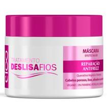 Eico Máscara Creme Hidratação Tratamento Deslisa Fios 270g Reparação Antifrizz Brilho Intenso