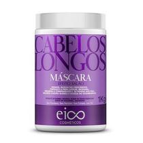 Eico Máscara Tratamento Hidratação Cabelos Longos 1kg Fortalecimento e Crescimento Capilar