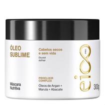 Eico Professional Máscara Nutritiva Tratamento Creme de Hidratação Óleo Sublime 300g Óleos de Argan Marula e Abacate Eico Professional Máscara Nutritiva Tratamento Creme de Hidratação Óleo Sublime 300g Óleos de Argan Marula e Abacate