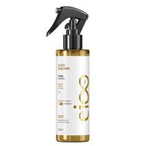 Eico Professional Spray Fluido Leave-in Nutritivo Óleo Sublime Proteção Térmica Filtro UV 200ml Argan Marula Abacate - Eico Cosméticos