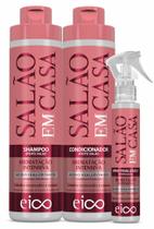 Eico Salão em Casa Hidratação Intensiva Sh e Cond 1550ml + Spray 120ml