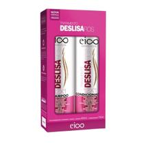 Eico Tratamento Kit Deslisa Fios (Shampoo 800 ml, Condicionador 750 ml)