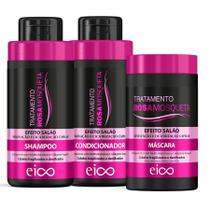 Eico Tratamento Rosa Mosqueta 450ml Máscara 1kg 3 Itens