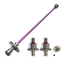 Eixo central do cubo do eixo central para WLTOYS 124019 124018 roxo