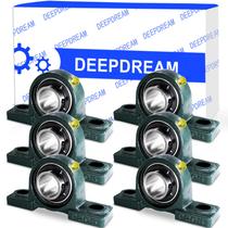 Eixo de 1 polegada com rolamento de bloco de almofadas DEEPDREAM UCP205-16 (pacote com 6) Eixo de 1 polegada com rolamento de bloco de almofadas DEEPDREAM UCP205-16 (pacote com 6)