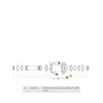 Eixo de Cubo Mavic QRM Auto MTB (2019) 20x110mm