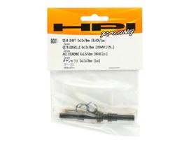 Eixo de transmissão 6x12x78mm de automodelo hpi86081