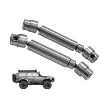 Eixo de transmissão de 2 unidades compatível com o rastreador FMS FCX18 LC80 1/18 RC