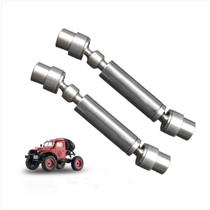 Eixo de transmissão de 2 unidades compatível com o rastreador FMS FCX24 1/24 RC Eixo de transmissão de 2 unidades compatível com o rastreador FMS FCX24 1/24 RC