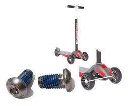 Eixo Dianteiro E Parafusos P/ Modelos Skatenet Da Band.