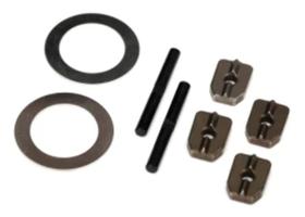 Eixo e hardware Spider Gear Traxxas 7783X para 7781X Eixo e hardware Spider Gear Traxxas 7783X para 7781X